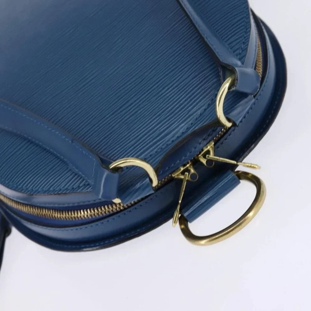 LOUIS VUITTON Epi Mabillon Backpack Blue M52235 LV Auth 141956
